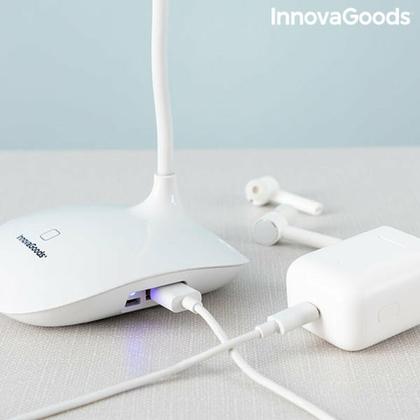 Wiederaufladbare Touch-LED-Tischlampe InnovaGoods Lum2Go Weiß ABS Kunststoff (Restauriert A)