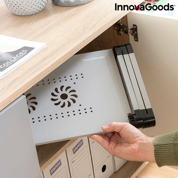 Einstellbarer Laptop-Tisch mit mehreren Positionen Omnible Iceberg V0103206 Aluminium (Restauriert A)