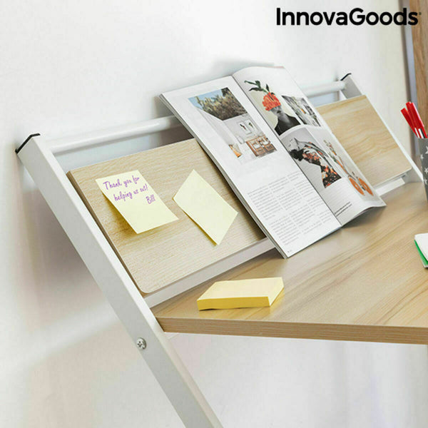 Klappbarer Schreibtisch mit Ablage InnovaGoods Tablezy (Restauriert D)
