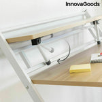 Klappbarer Schreibtisch mit Ablage InnovaGoods Tablezy Holz (Restauriert A)