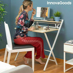 Klappbarer Schreibtisch mit Ablage InnovaGoods Tablezy Holz (Restauriert A)