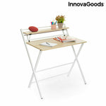 Klappbarer Schreibtisch mit Ablage InnovaGoods Tablezy Holz (Restauriert A)