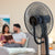 Standventilador und -vernebler mit Fernbedienung InnovaGoods Schwarz 90 W 2,8 L (Restauriert A)