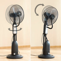 Standventilador und -vernebler mit Fernbedienung InnovaGoods Schwarz 90 W 2,8 L (Restauriert A)