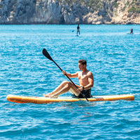 2 in 1 Aufblasbares Paddel-Board mit Sitz und Zubehör InnovaGoods Orange 10'5" 320 cm (Restauriert D)