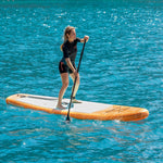 2 in 1 Aufblasbares Paddel-Board mit Sitz und Zubehör InnovaGoods Orange 10'5" 320 cm (Restauriert D)