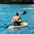 2 in 1 Aufblasbares Paddel-Board mit Sitz und Zubehör InnovaGoods Orange 10'5" 320 cm (Restauriert D)