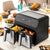 Heißluftfritteuse InnovaGoods   Schwarz 3400 W 8 L Edelstahl (Restauriert B)