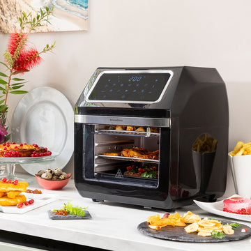 Heißluftfritteuse InnovaGoods Schwarz 1800 W 12 L Edelstahl (Restauriert A)