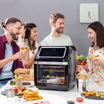Heißluftfritteuse InnovaGoods Schwarz 1800 W 12 L Edelstahl (Restauriert A)