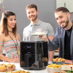 Heißluftfritteuse mit Waage InnovaGoods Fryinn Balance 5000 Schwarz 1500 W 5 L Edelstahl