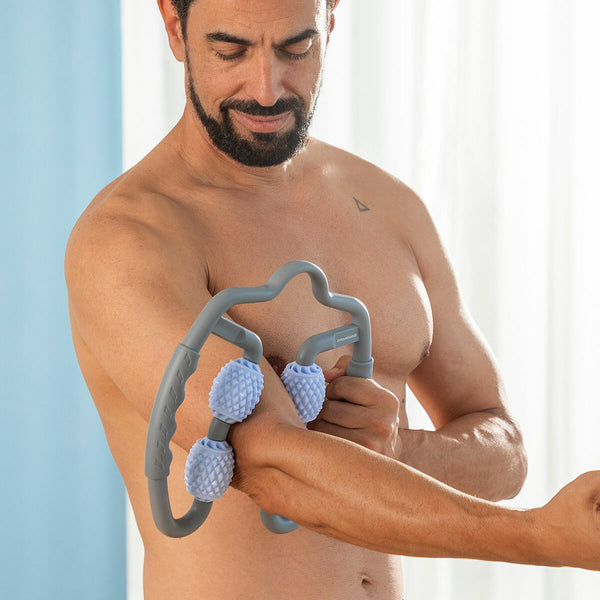 Muskel-Massage-Roller Rollelax InnovaGoods Grau (Restauriert A)