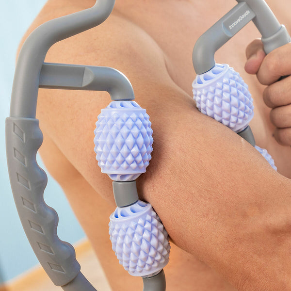 Muskel-Massage-Roller Rollelax InnovaGoods Grau (Restauriert A)