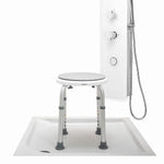 Drehbarer und verstellbarer Badezimmerhocker Roshawer InnovaGoods Weiß (Restauriert A)