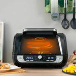 Heißluftfritteuse mit Grill, Zubehör und Rezeptbuch InnovaGoods 3400 W Schwarz 6 L (Restauriert A)