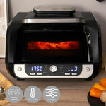 Heißluftfritteuse mit Grill, Zubehör und Rezeptbuch InnovaGoods 3400 W Schwarz 6 L (Restauriert A)