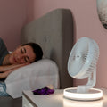 Tischventilator mit Akku und LED FanLed InnovaGoods Ø6,6'' 4000 mAh