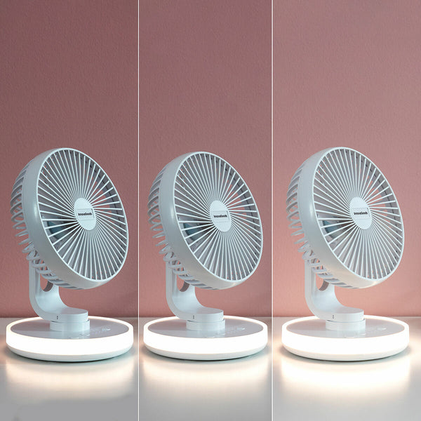 Tischventilator mit Akku und LED FanLed InnovaGoods Ø6,6'' 4000 mAh