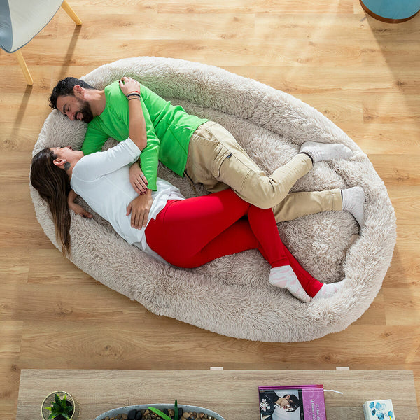 Hundebett für Menschen | Human Dog Bed XXL InnovaGoods Beige