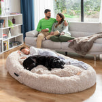 Hundebett für Menschen | Human Dog Bed XXL InnovaGoods Beige (Restauriert B)