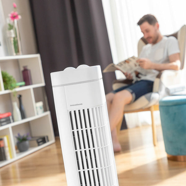 Turm-Ventilator Fankol InnovaGoods Weiß 50 W