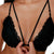 Bikini Black Limba Triangular Mojave Schwarz