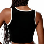 Sporttop für Frauen Black Limba Streamline Fitness
