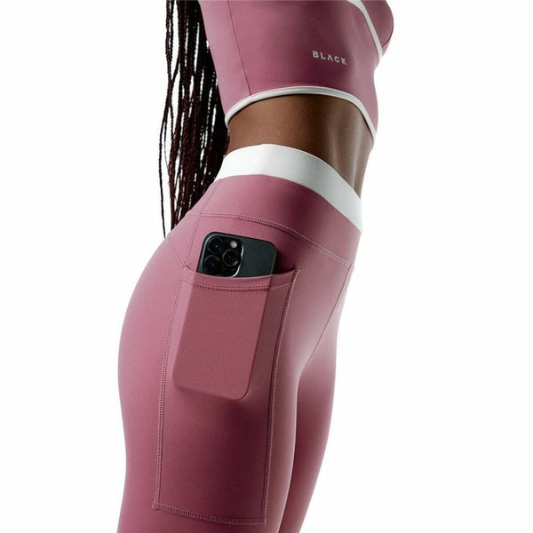 Sporthose Damen Black Limba Courtedge  Rosa