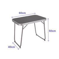 Marbueno Klappbarer Tisch Stahl D16 Sortiert Camping und Strand 60X40X50 cm 10016