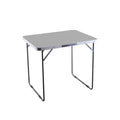 Marbueno Klapptisch Stahl D16 sortiert Camping und Strand 80X60X70 cm 10029