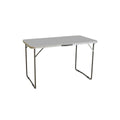 Marbueno Klappbarer Stahltisch D19 assortiert Camping und Strand 120X60X70 cm 10030