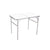 Marbueno Klappbarer Aluminiumtisch D25 Sortiert Camping und Strand 90X60X39/70 cm 10031