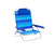 Marbueno Faltstuhl 5 Positionen Aluminium mit Kissen Blau Streifen Strand und Pool 61X68X82 cm 10242