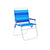 Marbueno Klappstuhl Aluminium mit blau gestreiftem Kissen Strand und Pool 52X56X80 cm 10244