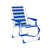 Marbueno Klappstuhl Aluminium Streifen Blau und Weiß Strand und Pool 53X56X78 cm 10312