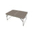 Marbueno Klappbarer Aluminiumtisch D13 Campen und Strand 64X42X29,5 cm 10440
