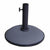 Marbueno Sonnenschirm-Basis Rund Beton 36x29,5 cm 11KG Grau Garten, Pool, Terrasse