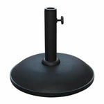 Marbueno Sonnenschirmbasis Rund Beton 36x29,5 cm 11KG Schwarz Garten, Pool, Terrasse