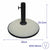 Marbueno Sonnenschirmbasis Rund Beton 36x29,5 cm 11KG Weiß Garten, Pool, Terrasse