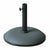 Marbueno Sonnenschirmständer Rund Beton 41,5x35 cm 15KG Grau Garten, Pool, Terrasse