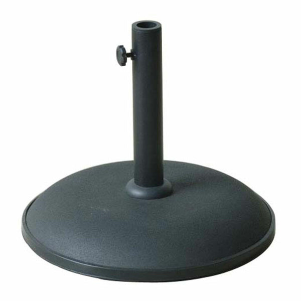 Marbueno Sonnenschirm-Basis Rund Beton 41,5x35 cm 15KG Schwarz Garten Terrasse