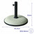 Marbueno Sonnenschirmbasis Rund Beton 41,5x35 cm 15KG Weiß Garten, Pool, Terrasse
