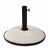 Marbueno Base Sonnenschirm Rund Beton 45x36 cm 20KG Weiß Garten, Pool, Terrasse