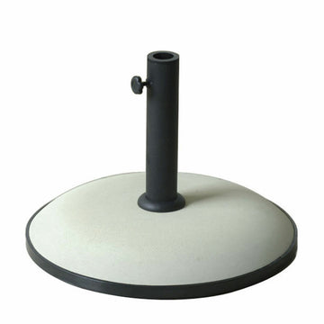 Marbueno Basis Sonnenschirm Beton 50x37 cm 25KG Weiß Garten, Pool, Terrasse 10453