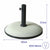 Marbueno Basis Sonnenschirm Beton 50x37 cm 25KG Weiß Garten, Pool, Terrasse 10453