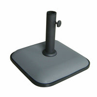Marbueno Sonnenschirmbasis Quadrat Beton 35X35X5,2 cm 11KG Grau Garten Terrasse 10454