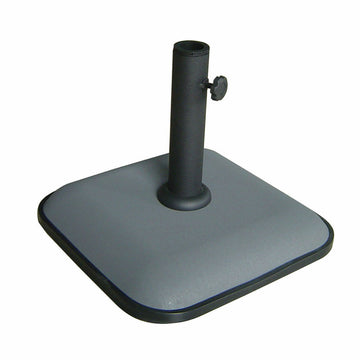 Marbueno Sonnenschirmbasis Quadrat Beton 35X35X5,2 cm 11KG Grau Garten Terrasse 10454