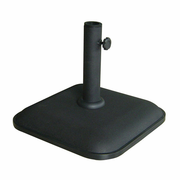 Marbueno Sonnenschirmbasis Quadrat Beton 35X35X5,2 cm 11KG Schwarz Garten 10455
