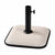 Marbueno Sonnenschirm-Basis Beton 35X35X5,2 cm 11KG Weiß Garten, Pool, Terrasse 10457