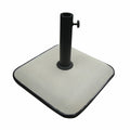 Marbueno Base Schirm Quadrat Beton 45X45X7,3 cm 25KG Weiß Garten, Pool, Terrasse
